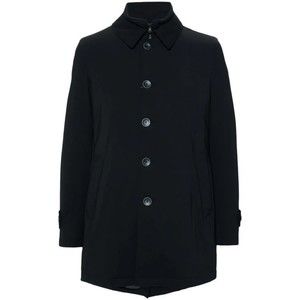 Herno Medium-Length Structured Coat With Button-Up Front - NWT